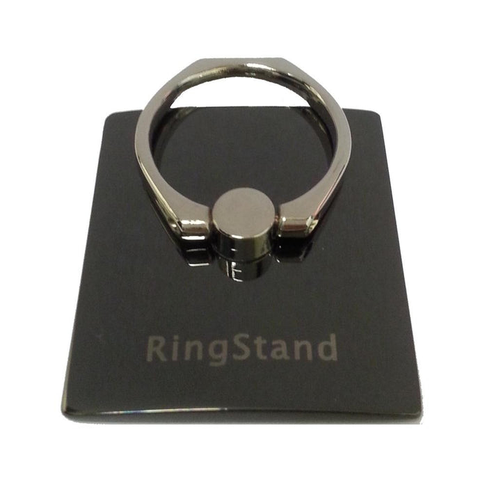 RingStand Universal Smart Holder & Stand for Any Phone or Tablet in Titanium Metal