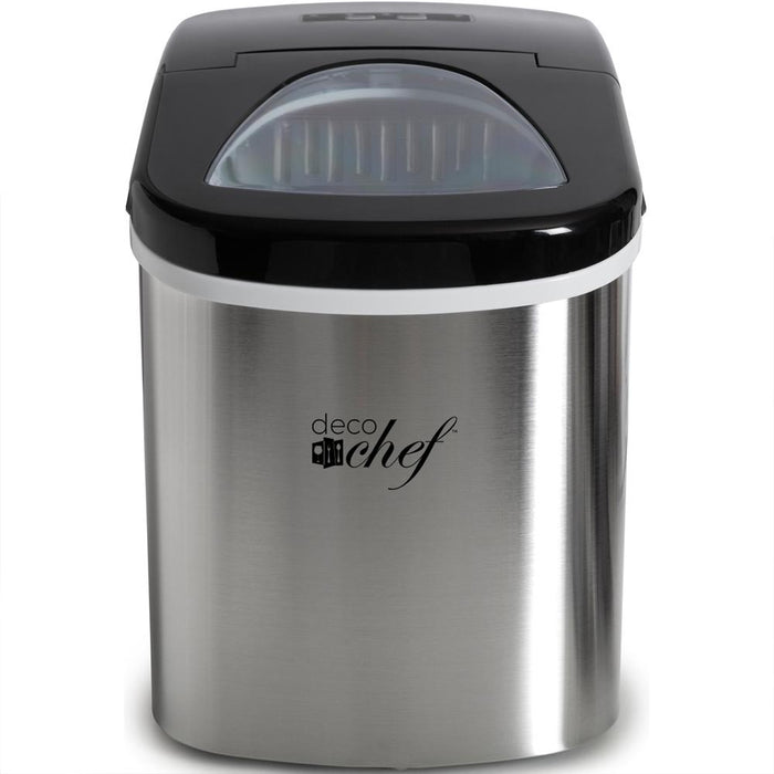 Deco Chef Compact Electric Ice Maker Stainless Steel - Renewed