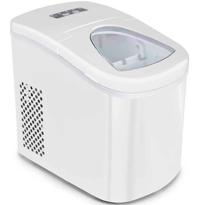 General Brand White Compact Electric Ice Maker | (IMWHT) | Top Load | 26 Lbs Per Day