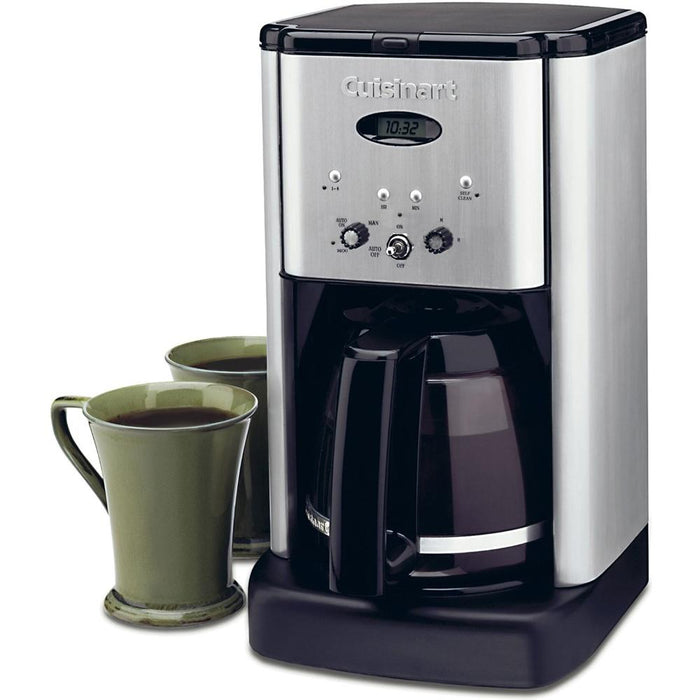 Cuisinart Brew Central 12 Cup Programmable Coffeemaker Silver+Extended Warranty