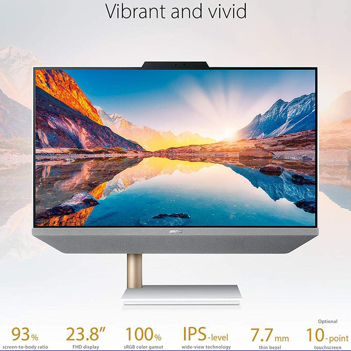 Asus Zen AiO 24 23.8" FHD All-In-One PC Computer with AMD Ryzen 5 (M5401WUA-DS503)