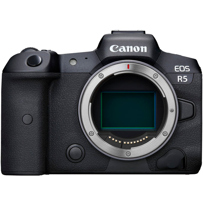 Canon EOS R5 Full Frame Mirrorless Camera + 24-105mm F4-7.1 Lens + Battery Grip Bundle