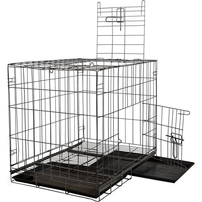 Deco Pet Folding Metal Dog/Cat/Pet Crate - Open Box