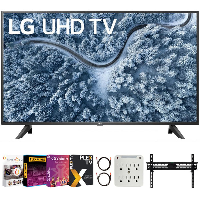 LG 55" UP7000 Series 4K LED UHD Smart webOS TV 2021 Model+Movies Streaming Pack
