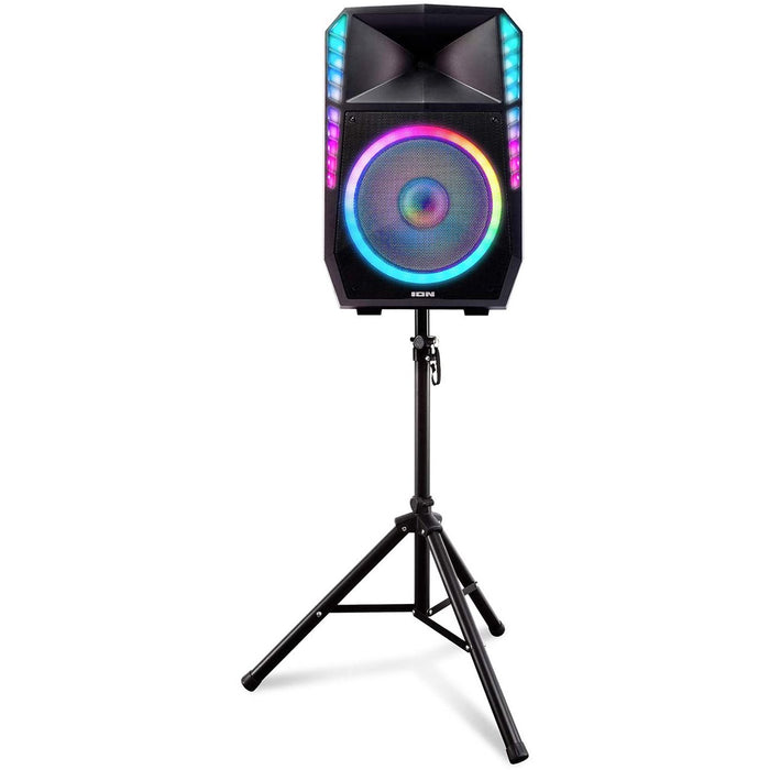 Ion Audio Total PA Supreme High-Power Bluetooth Sound System with Lights and Stand