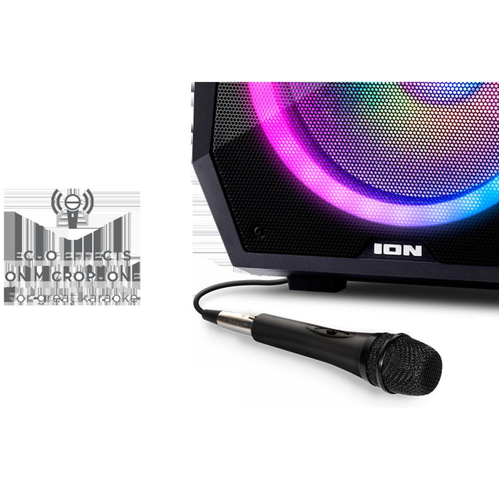 Ion Audio Total PA Supreme High-Power Bluetooth Sound System with Lights and Stand