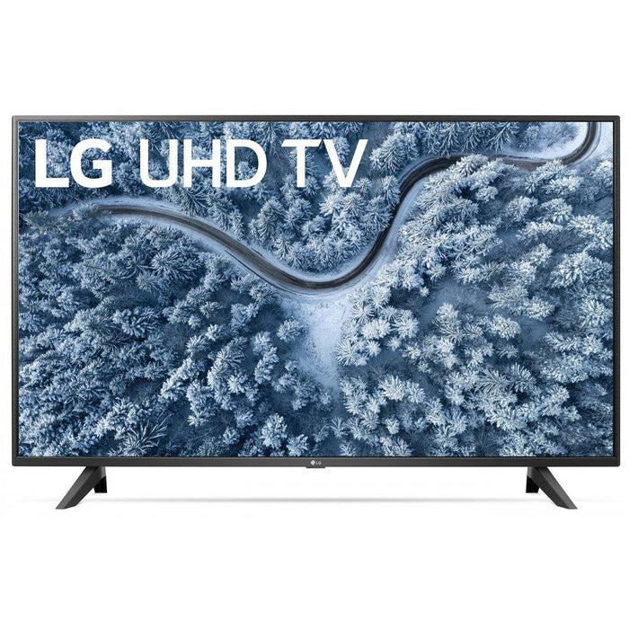 LG 50" UP7000 4K LED UHD Smart webOS TV 2021 with Deco Home 60W Soundbar Bundle