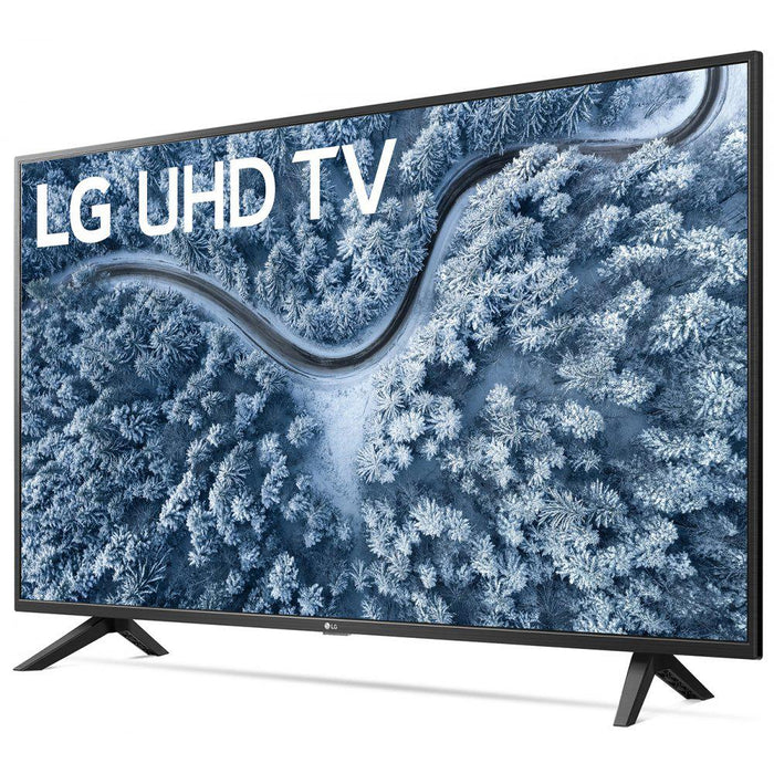 LG 55" UP7000 4K LED UHD Smart webOS TV 2021 with Deco Home 60W Soundbar Bundle