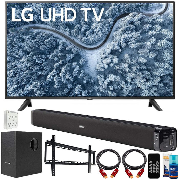 LG UP7000PUA 43 inch Series 4K Smart UHD TV 2021 with Deco Gear Home Theater Bundle