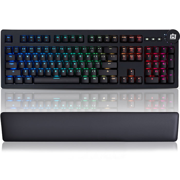 Deco Gear Mechanical Keyboard Cherry MX Red + Palm Rest, Anti-Ghost, RGB - Refurbished