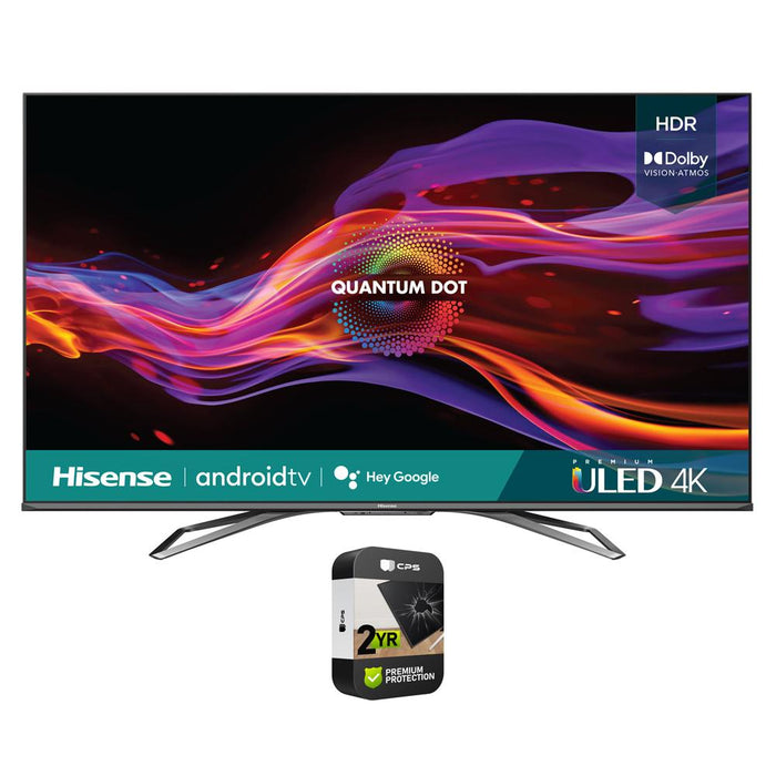 Hisense 65" U8G Series 4K ULED Quantum HDR Android TV 2021 with Protection Plan