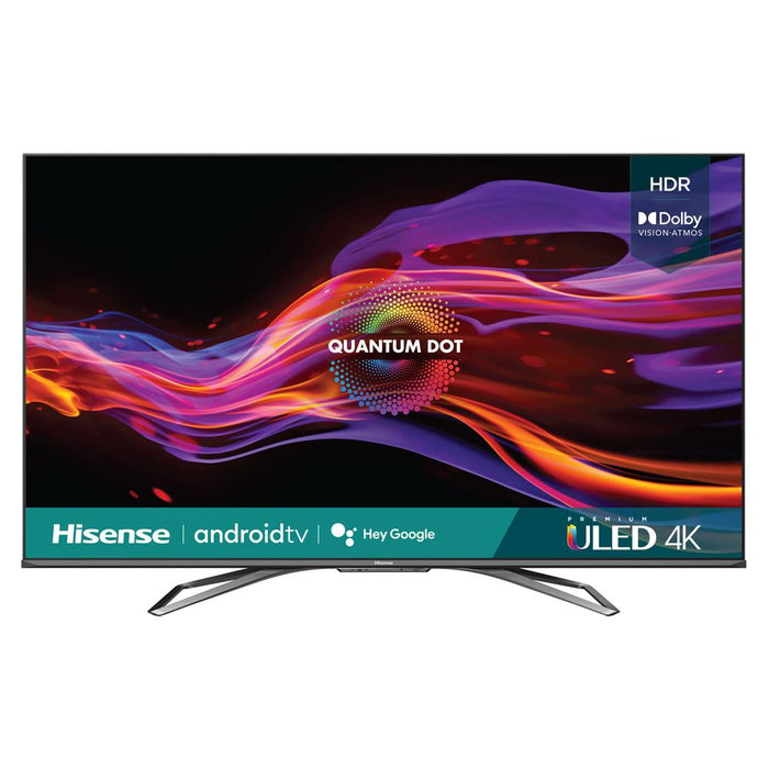 Hisense 65U8G 65" 4K ULED Quantum HDR Smart Android TV 2021 +Movies Streaming Pack