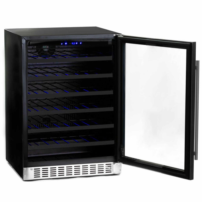 Azure 24" Wine Center 2.0 with Stainless Steel Trim and Glass Door - A224WC-S