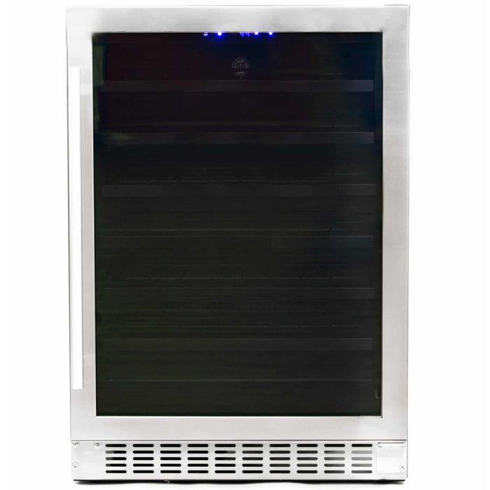 Azure 24" Wine Center 2.0 with Stainless Steel Trim and Glass Door - A224WC-S
