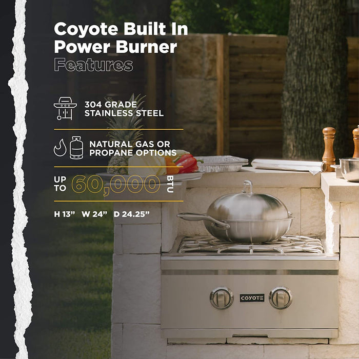 Coyote Power Burner - Natural Gas - C1PBNG