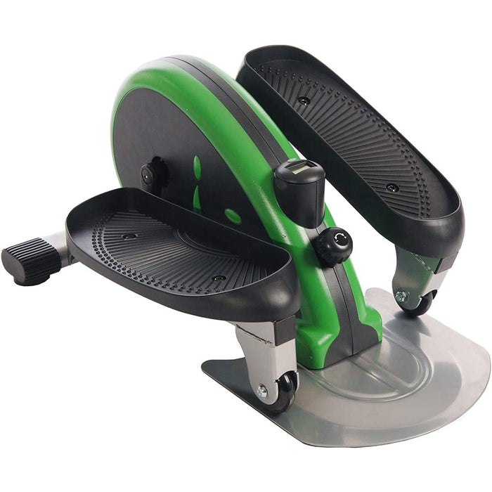 Stamina InMotion Portable Elliptical Compact Trainer Green with Bottle & Towel