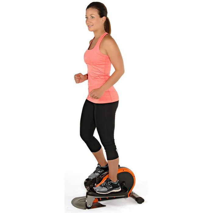 Stamina InMotion Elliptical Trainer Orange with Water Bottle & Sport Towel
