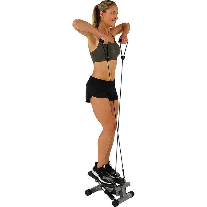 Sunny Health and Fitness Mini Compact Exercise Stepper with Bottle & Sport Towel