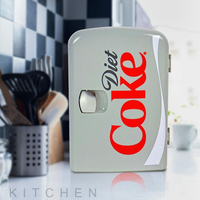 Koolatron Diet Coke Coca-Cola 4 Liter/6 Can Portable Cooler - Open Box