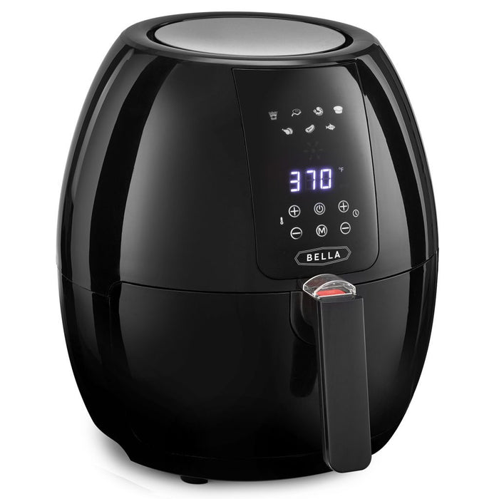 Bella 5.3QT Multifunction Air Fryer Convection Oven with Touchscreen Controls - Black