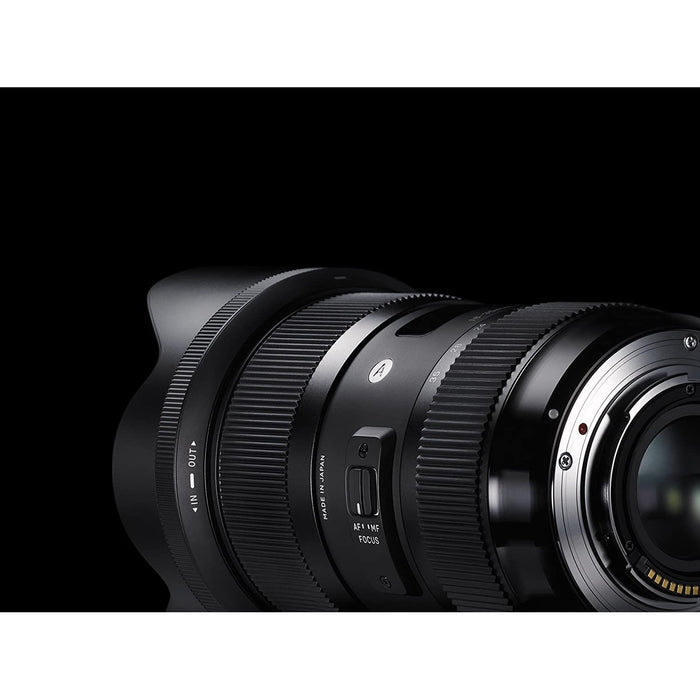 Sigma 18-35mm 1.8 DC HSM Art Lens for Nikon F Mount + Photo Video Accessories Bundle