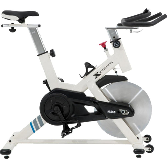 XTERRA Fitness MB550 Indoor Cycle w/ Wireless LCD & Toe Cage Pedals + Software Bundle