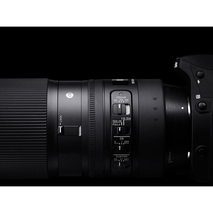 Sigma 150-600mm F5-6.3 DG HSM OS Contemporary Lens for Nikon F Mount +Accessory Bundle