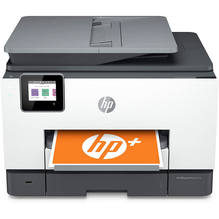 Hewlett Packard OfficeJet Pro 9025e Wireless All-In-One Printer Copy Scan Fax Home Office Bundle