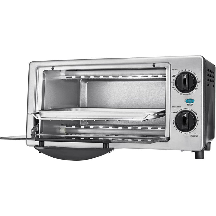 14413 4-Slice 1000-Watt Stainless Steel Countertop Toaster Oven — Beach  Camera