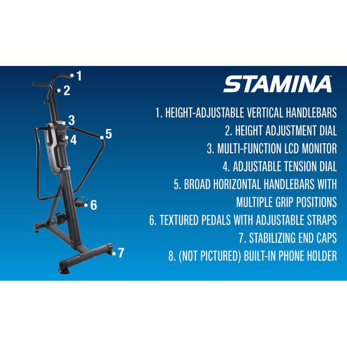 Stamina 55-2125 Cardio Climber - (Black)