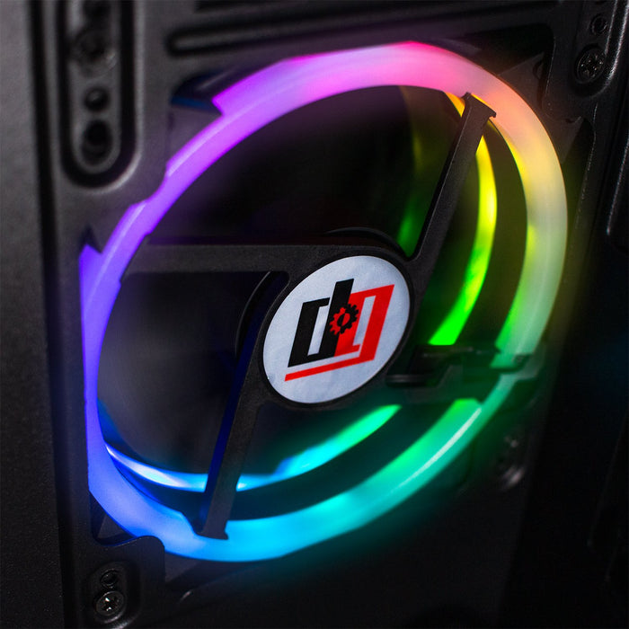 Mid-Tower PC Gaming Computer Case with LED Lighting – Deco Gear