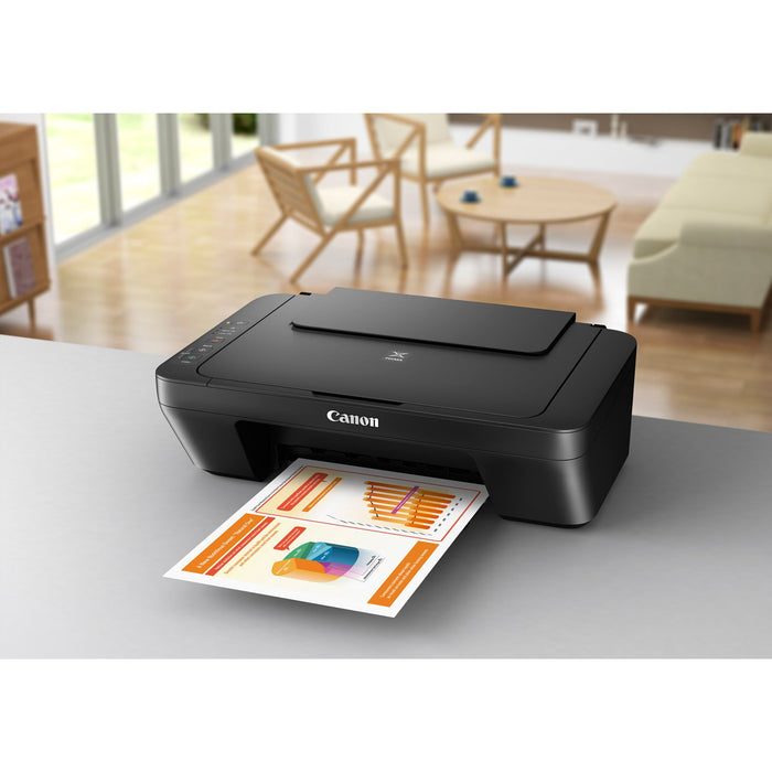 Canon PIXMA MG2525 All-In-One Printer for Photo/Document Copy Scan Home Office Bundle