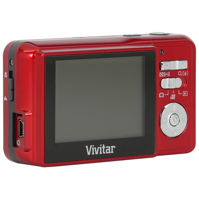 Vivitar Vivicam V7690 7.1 MP 2.4" LCD Preview Screen Digital Camera - Red
