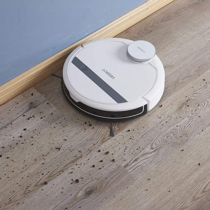 ECOVACS DEEBOT 907 Robot Vacuum Cleaner f/ All Purpose (Renewed) +1 Year Protection Plan