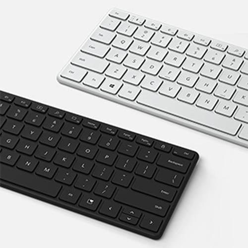 Microsoft Designer Bluetooth Compact Keyboard - Matte Black - (21Y-00001)