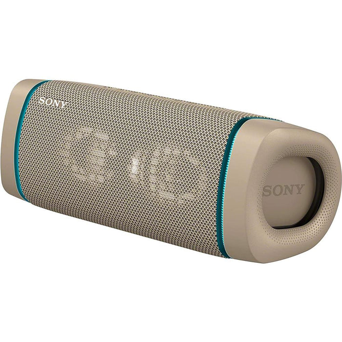 Sony SRS-XB33 Portable Waterproof Bluetooth Speaker (Taupe) - Open Box