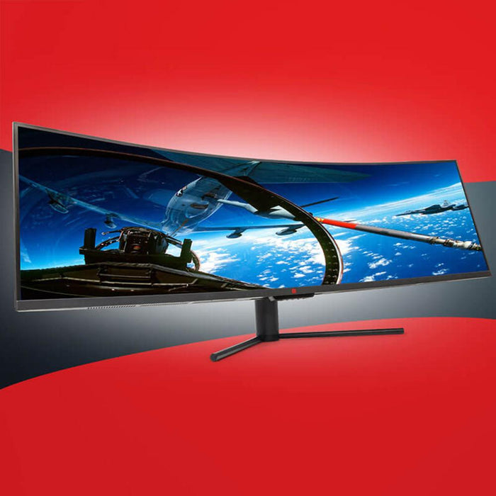 Deco Gear 49"Curved Ultrawide 3840x1080, 32:9 144Hz FreeSync 4ms Gaming Monitor (Open Box)