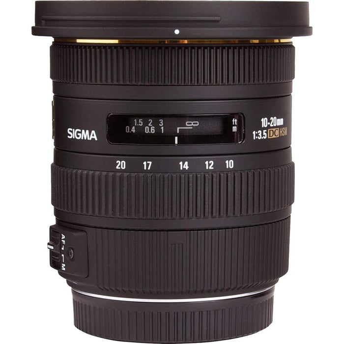 Sigma Super Wide Angle Zoom 10-20mm f/4-5.6 EX DC HSM AF Lens for Canon - OPEN BOX