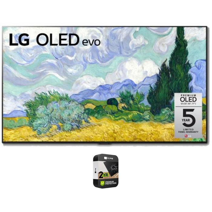 LG 65 Inch OLED evo Gallery TV 2021 Model with 2 Year Premium Extended Warranty