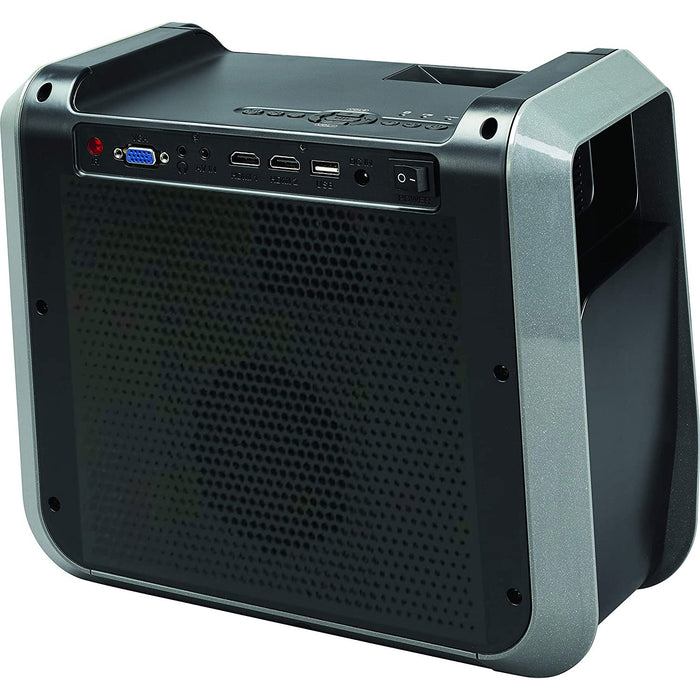 RCA RPJ060 Portable Home Entertainment Theater Projector with Built-in Speakers