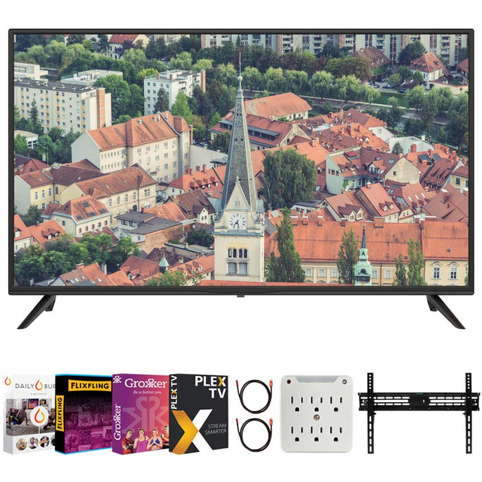 Sansui S40P28FN 40-Inch 1080p Full HD LED Smart TV + Movies Streaming Pack