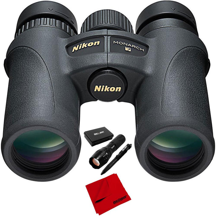 Nikon Monarch 7 Binoculars 8x30 with Deco Tactical Set and Cleaning Cloth