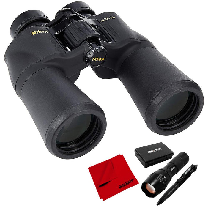 Nikon 8248 ACULON 10x50 Binoculars (A211) with Deco Tactical Set