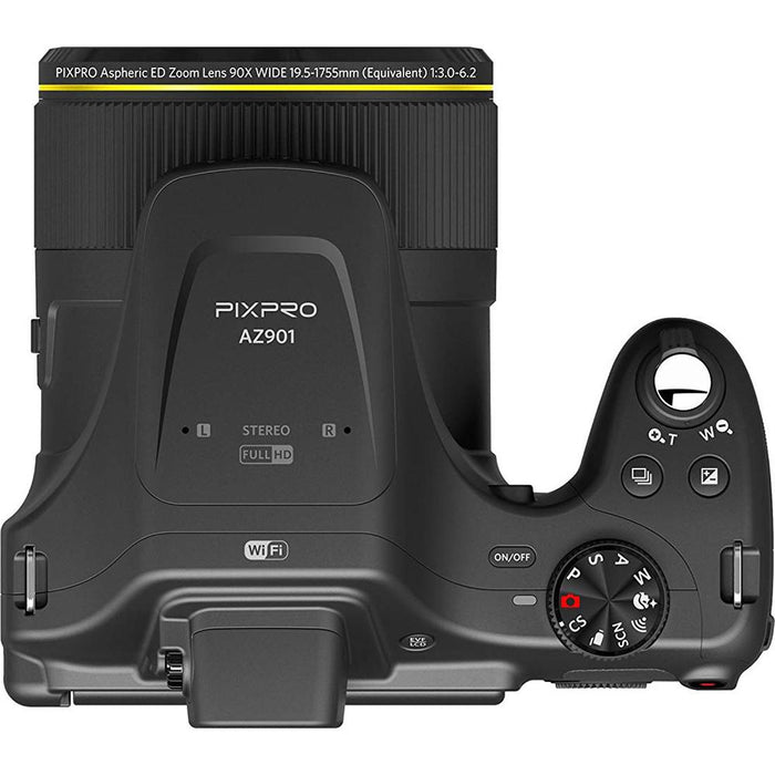 Kodak PIXPRO Astro Zoom 20MP Digital Camera, 90X Optical Zoom w/ Deco Accessory Bundle