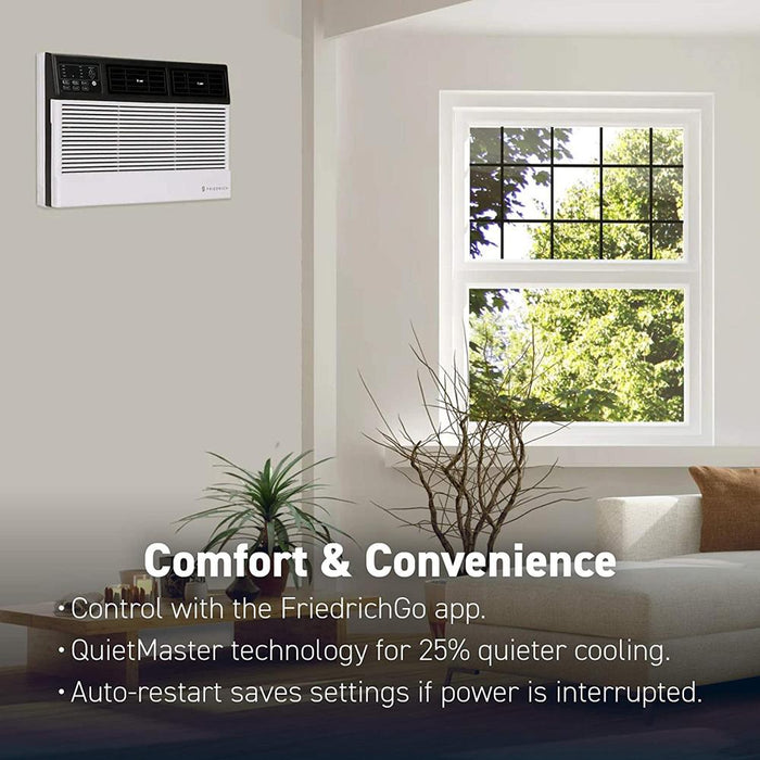 Friedrich Chill Premier 10,000 BTU 115V Smart Wi-Fi Room AC w/ Deco Home Air Purifier