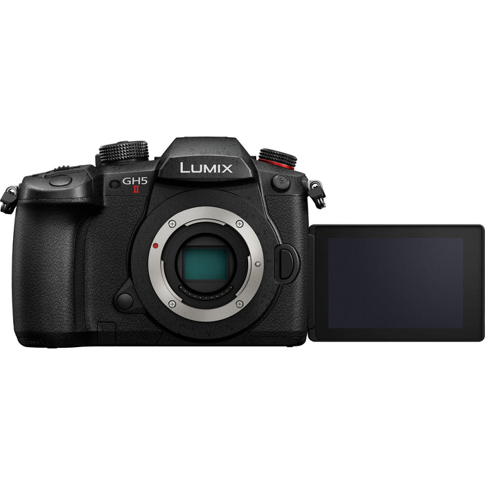 Panasonic LUMIX GH5M2 Mirrorless Camera Body with Live Streaming & 4K Video Deluxe Bundle