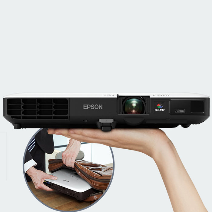 Epson PowerLite 3LCD 1080p Full HD 1795F Projector w/ Carrying Case, Refurbished