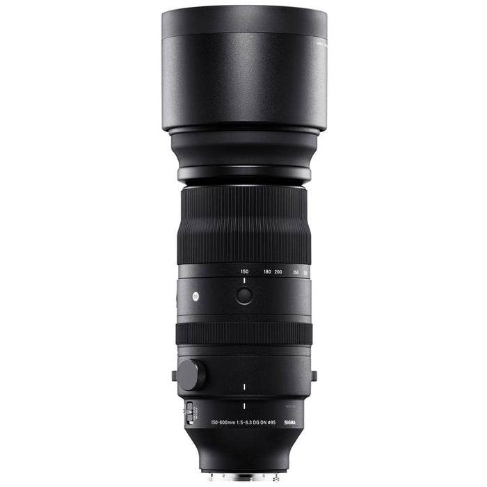 Sigma 150-600mm f/5-6.3 DG DN OS Sports Lens for Sony E with 128GB Memory Card