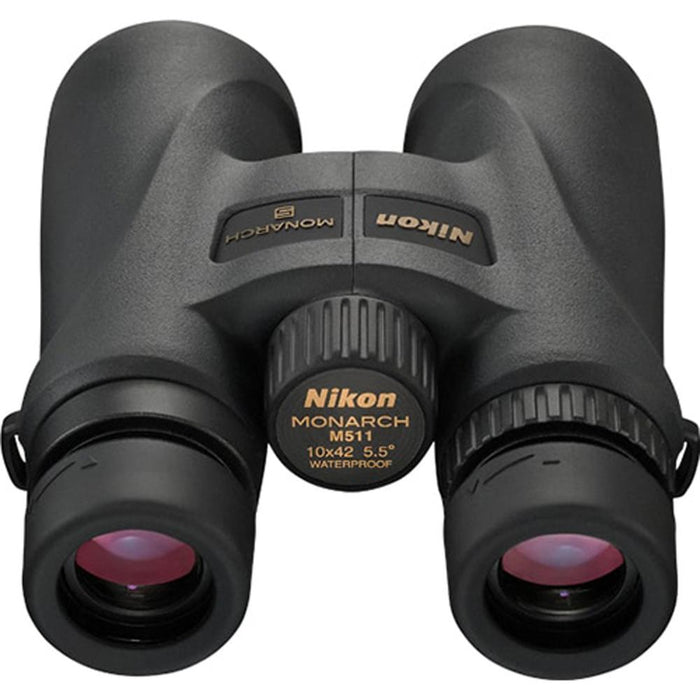 Nikon Monarch 5 Binoculars 10x42 with Tactical Bracelet Bundle