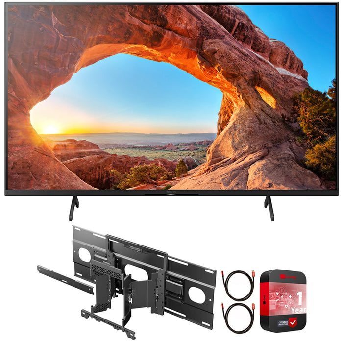 Sony KD55X85J 55" X85J 4K UHD LED Smart TV (2021) w/ Sony Wall-Mount Bundle